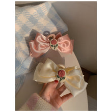 Load image into Gallery viewer, Temperamental Rose Bow Hairpin Fashion Bow Headwear Hair Clip Women Girls Hair Claw Clip Hair Accessories
