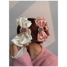 Load image into Gallery viewer, Temperamental Rose Bow Hairpin Fashion Bow Headwear Hair Clip Women Girls Hair Claw Clip Hair Accessories
