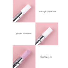 Load image into Gallery viewer, Manicure Silicone Polishing Pen Dual Purpose Double Headed Nail Pen Embossing Polishing Pen Nail Tools Nail Art Accessories
