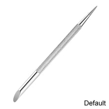 Load image into Gallery viewer, Stainless Steel Double-ended Cuticle Pusher Remove Dirt Cutin Cuticle Pusher Manicure Tool Nail Cleaner Care Tool
