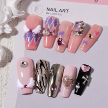 Load image into Gallery viewer, White Angel Wing Nail Ornament Cartoon Stereoscopic Resin Nail Art Decoration Manicure Accessories
