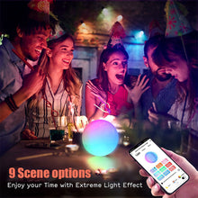 Load image into Gallery viewer, LED Night Light Tuya WIFI Smart Desk Lamp APP Control Music Synchronization RGB Bedroom Bedside Lamps Ambient Lighting

