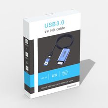 Load image into Gallery viewer, Converter USB3.0 to HDMI conversion cable TYPE-C to HDMI conversion cable USB3.0 to HDMI
