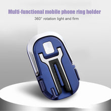 Load image into Gallery viewer, Magnetic Ring Air Outlet Three-in-one Bracket Multifunctional Mobile Phone Holder 360-degree Rotating Air Outlet Navigation Bracket
