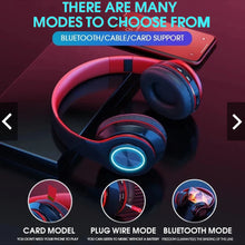 Load image into Gallery viewer, Wireless Bluetooth Gaming Headphones Noise Canceling Headset With Mic Microphone For PC PS4 Computer

