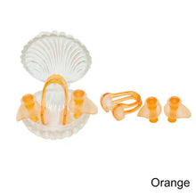 Load image into Gallery viewer, Transparent Shell Box Professional Waterproof Swimming Nose Clip Earplug Set Soft Silicone Swimming Anti-Choking Water Equipment
