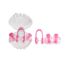 Load image into Gallery viewer, Transparent Shell Box Professional Waterproof Swimming Nose Clip Earplug Set Soft Silicone Swimming Anti-Choking Water Equipment
