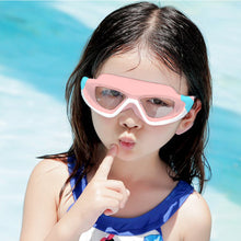 Load image into Gallery viewer, Professional Children's High-Definition Swimming Goggles Large Frame Anti-Fog Anti-Uv Goggles With One-Piece Silicone Earplugs Swimming Goggles
