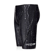 Load image into Gallery viewer, Men's Five-Point Flat Corner Swimming Trunks Fashion Fish Scale Texture Professional Waterproof Fabric Plus With Drawstring Swimsuit
