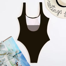 Load image into Gallery viewer, One-piece Fluorescence Solid color Swimsuit Sexy Backless Thong Threaded Bikini beach swimming water sports clothing S-XXL
