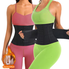 Load image into Gallery viewer, Double-Layer Reinforcement Belly Drawing Belt Waist Trainer Belt Breasted Fish Bone Figure Management Waist Seal Sports Partner
