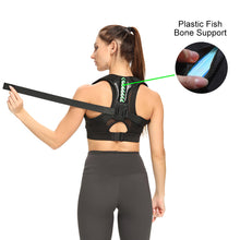 Load image into Gallery viewer, Adjustable Back Posture Strap Anti-Camel Correction Strap Strap Fish Bone Support Back Support Neck Brace During Home Office Exercise

