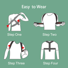 Load image into Gallery viewer, Adjustable Back Posture Strap Anti-Camel Correction Strap Strap Fish Bone Support Back Support Neck Brace During Home Office Exercise
