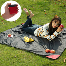 Load image into Gallery viewer, Outdoor Mini Portable Pocket Nylon Picnic Mat Lightweight Waterproof Moistureproof Beach Mat Pocket Blanket
