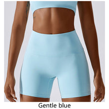 Load image into Gallery viewer, Candy Color Macaron Color Quick Dry Nude Feeling Yoga Pants Running Fitness Yoga Pilates Tight Hip-Lifting High Waist Sports Leggings
