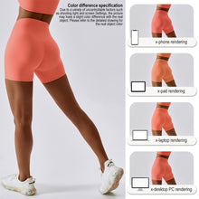 Load image into Gallery viewer, Candy Color Macaron Color Quick Dry Nude Feeling Yoga Pants Running Fitness Yoga Pilates Tight Hip-Lifting High Waist Sports Leggings
