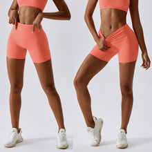 Load image into Gallery viewer, Candy Color Macaron Color Quick Dry Nude Feeling Yoga Pants Running Fitness Yoga Pilates Tight Hip-Lifting High Waist Sports Leggings
