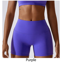 Load image into Gallery viewer, Candy Color Macaron Color Quick Dry Nude Feeling Yoga Pants Running Fitness Yoga Pilates Tight Hip-Lifting High Waist Sports Leggings
