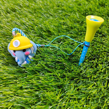 Load image into Gallery viewer, 1Pc 83MM Golf Plastic Silicone Tees Multiple Cartoon Pattern Pendants With Anti-Drop Rope Golf Rack
