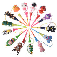 Load image into Gallery viewer, 1Pc 83MM Golf Plastic Silicone Tees Multiple Cartoon Pattern Pendants With Anti-Drop Rope Golf Rack
