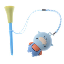Load image into Gallery viewer, 1Pcs Golf Rubber Tees Plastic Tees With Rope Cartoon Pendant Golf Anti-Loss Rack Style Shipped Randomly
