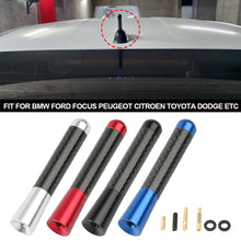 Load image into Gallery viewer, 3cm/8cm/12cm Carbon Fiber Car Short Radio Antenna Antenna Car Styling Fit for BMW Ford Focus Peugeot Citroen Toyota Dodge Etc
