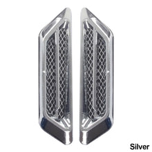 Load image into Gallery viewer, Pair Car Side Wing Cover Gill Shape Fender Vent Air Flow Spoiler Decorative Racing Intake Grille Trim Decoration Sticker
