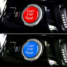 Load image into Gallery viewer, 3Pcs Car Engine Start Button Replace Cover Stop Switch Accessories Decor Fit for BMW E87 E60 E83 E84 E89 for BMW E90 E91 E92 E93
