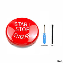 Load image into Gallery viewer, 3Pcs Car Engine Start Button Replace Cover Stop Switch Accessories Decor Fit for BMW E87 E60 E83 E84 E89 for BMW E90 E91 E92 E93
