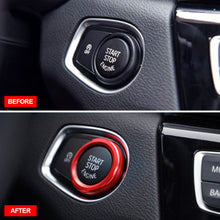 Load image into Gallery viewer, 1PC Car Engine Start Button Replace Cover Stop Switch Decor Accessories Fit for BMW 1 Series 2 Series Station Wagon 3 Series 4 Series X1 X2
