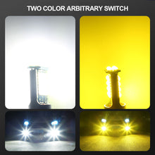 Load image into Gallery viewer, 1Pc 30LED Fog Light Bulb Dual Color Car DRL Turn Signal Reverse Light Brake Light Width Indicator H3 H7 H8 H11 9005 HB3 9005/9006 H4 P13W
