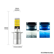 Load image into Gallery viewer, 1Pc 30LED Fog Light Bulb Dual Color Car DRL Turn Signal Reverse Light Brake Light Width Indicator H3 H7 H8 H11 9005 HB3 9005/9006 H4 P13W
