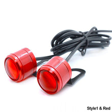 Load image into Gallery viewer, 2Pcs Motorcycle LED 5w Eagle Eye Flashing Light Daytime Running Lights For Spotlight DC12V With Brackets Strobe
