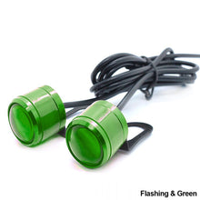 Load image into Gallery viewer, 2Pcs Motorcycle LED 5w Eagle Eye Flashing Light Daytime Running Lights For Spotlight DC12V With Brackets Strobe
