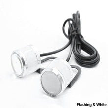Load image into Gallery viewer, 2Pcs Motorcycle LED 5w Eagle Eye Flashing Light Daytime Running Lights For Spotlight DC12V With Brackets Strobe
