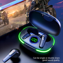 Load image into Gallery viewer, PRO80 Stereo Bluetooth Headset TWS5.1 Intelligent Touch LED Digital Display Cool Breath Light Game

