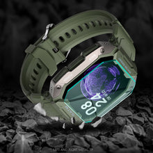 Load image into Gallery viewer, C20 Military Smart Watch Men Carbon Black Ultra Army Outdoor IP68 5ATM Waterproof Heart Rate Blood Oxygen Satm Smartwatch

