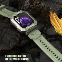 Load image into Gallery viewer, C20 Military Smart Watch Men Carbon Black Ultra Army Outdoor IP68 5ATM Waterproof Heart Rate Blood Oxygen Satm Smartwatch
