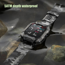 Load image into Gallery viewer, C20 Military Smart Watch Men Carbon Black Ultra Army Outdoor IP68 5ATM Waterproof Heart Rate Blood Oxygen Satm Smartwatch
