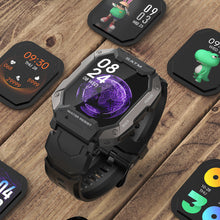 Load image into Gallery viewer, C20 Military Smart Watch Men Carbon Black Ultra Army Outdoor IP68 5ATM Waterproof Heart Rate Blood Oxygen Satm Smartwatch
