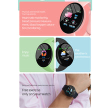 Load image into Gallery viewer, D18 Smart Bracelet Color round Screen Heart Rate Blood Pressure Sleep Monitoring Pedometer Sports Fitness Smart Watch
