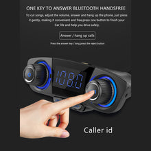 Load image into Gallery viewer, Bluetooth Car Kit Wireless FM Transmitter Handsfree Audio Receive MP3 Player with Power ON OFF Dual USB FM Modulator BT06
