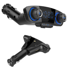 Load image into Gallery viewer, Bluetooth Car Kit Wireless FM Transmitter Handsfree Audio Receive MP3 Player with Power ON OFF Dual USB FM Modulator BT06

