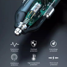 Load image into Gallery viewer, C24 Car Bluetooth 5.0 FM Transmitter Wireless Handsfree Audio Mp3 Player Modulator Colorful lights Dual USB Car Charger
