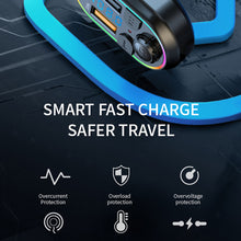 Load image into Gallery viewer, Car Bluetooth 5.0 FM Transmitter Wireless Audio Receiver Car MP3 Player Charge
