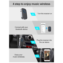 Load image into Gallery viewer, J22 Bluetooth Receiver AUX Wireless Bluetooth 5.0 Car Adapter Portable Wireless Audio Adapter 3.5mm Aux with Microphone
