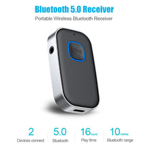 Load image into Gallery viewer, J22 Bluetooth Receiver AUX Wireless Bluetooth 5.0 Car Adapter Portable Wireless Audio Adapter 3.5mm Aux with Microphone
