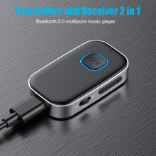 Load image into Gallery viewer, J23 Bluetooth 5.0 Transmitter Receiver 3.5mm AUX Jack HiFi Music Wireless Audio Adapter Handsfree Car Kit For TV Headphone Speaker
