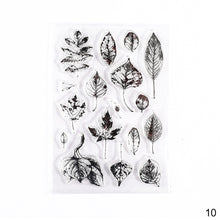 Load image into Gallery viewer, Moon Flowers Leaves Butterfly Stamp Rubber Clear Stamp Seal Scrapbook Photo Album Decorative Card Making Clear Stamps
