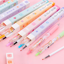 Load image into Gallery viewer, Ins Cute Mystery Box Pen Student Press Gel Cartoon Blind Box Pen Lucky Gift Creative Stationery Small Student Learning Stationery
